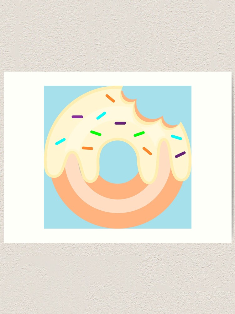 Alternate view of Vanilla Donut Art Print