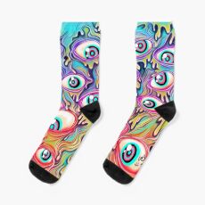 Eyeball Pattern Socks
