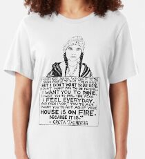 Greta Thunberg Slim Fit T-Shirt