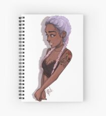 Soft Grunge Spiral Notebook
