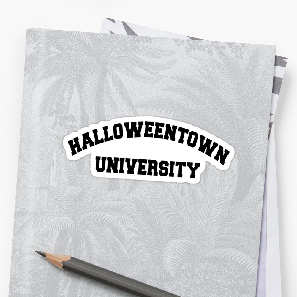 Download "halloweentown university" Sticker by kennaplate | Redbubble