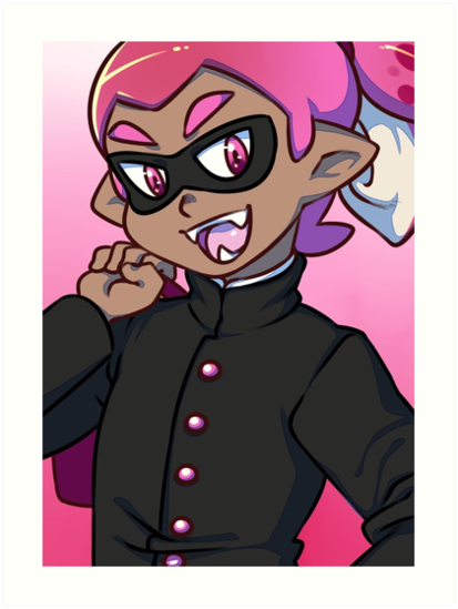 splatoon squid pink