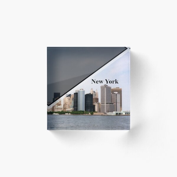 New York CityScape Acrylic Block