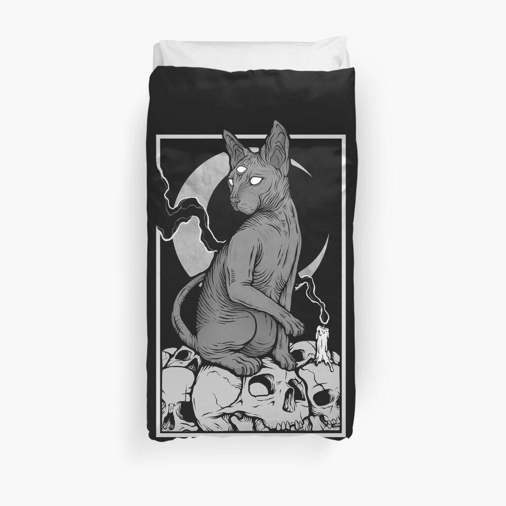 Occult Cat Duvet Cover