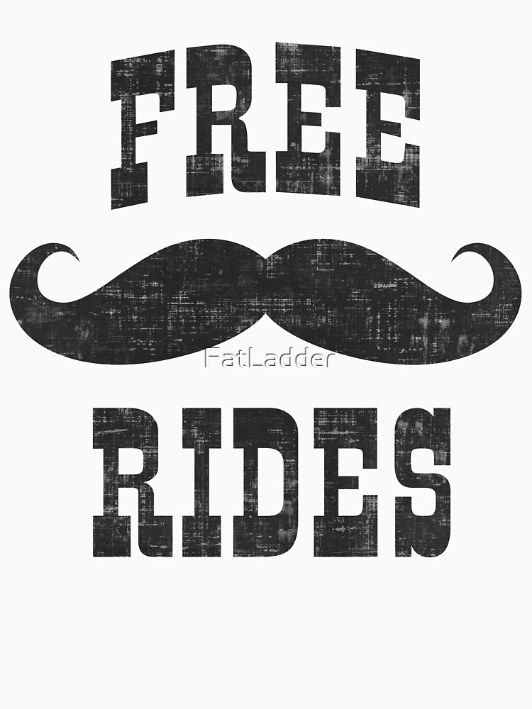 free mustache rides shirt