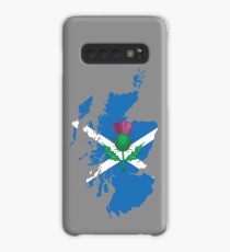 Scottish thistle & map. Case/Skin for Samsung Galaxy