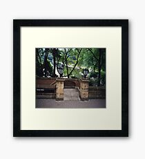 New York Park Subway Framed Print