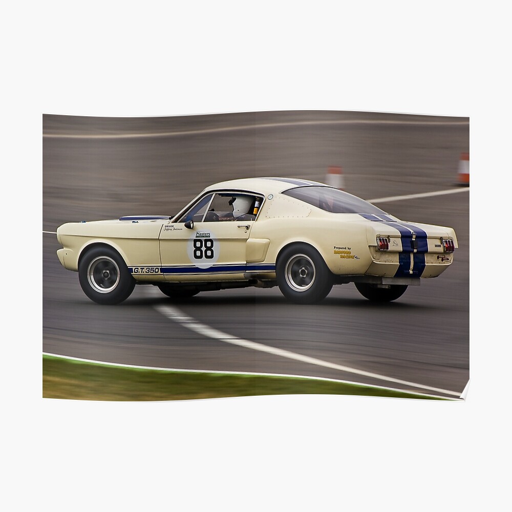 Ford Shelby Mustang Gt350 Poster Von Williejackson Redbubble 7772