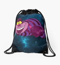 Cheshire Space Cat Drawstring Bag