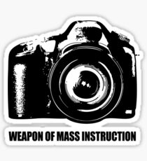 weapon of mass instruction Sticker