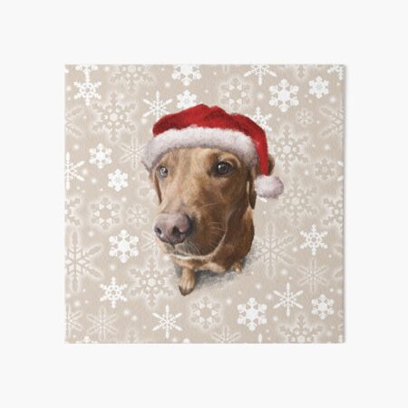 Finley's Christmas Portrait Art Board Print