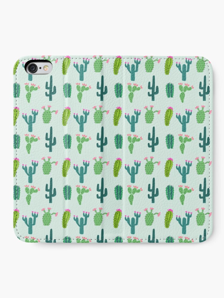 Alternate view of Cactus Time iPhone Wallet