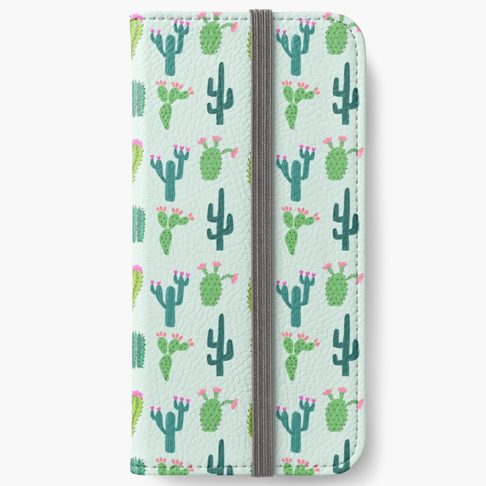 Cactus Time iPhone Wallet