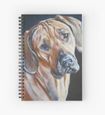 Rhodesian Ridgeback Fine Art Painting Spiral Notebook