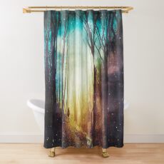 the magic of quiet places Shower Curtain