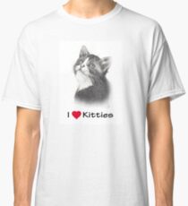 I Love Kitties: Kitten in Pencil Classic T-Shirt