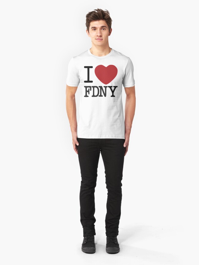 Alternate view of I Lubba FDNY Third Culture Series Slim Fit T-Shirt