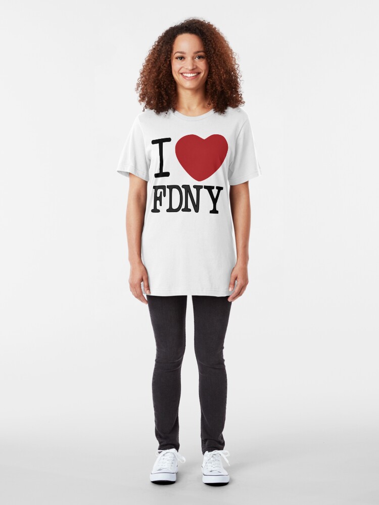 Alternate view of I Lubba FDNY Third Culture Series Slim Fit T-Shirt