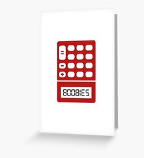 5318008 Boobies Greeting Card