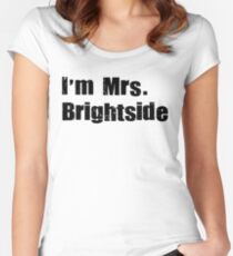 mrs. brightside 2 Women's Fitted Scoop T-Shirt