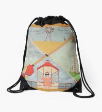 Moonrise Kingdom - Wes Anderson Painting Drawstring Bag