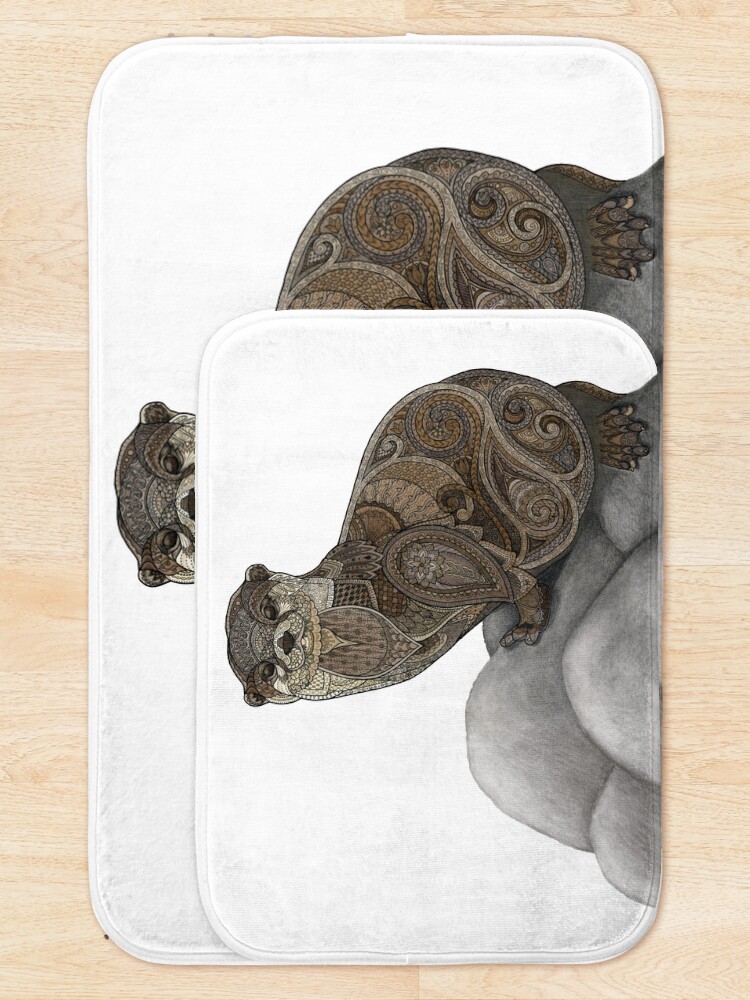 Alternate view of Otter Tangle Bath Mat