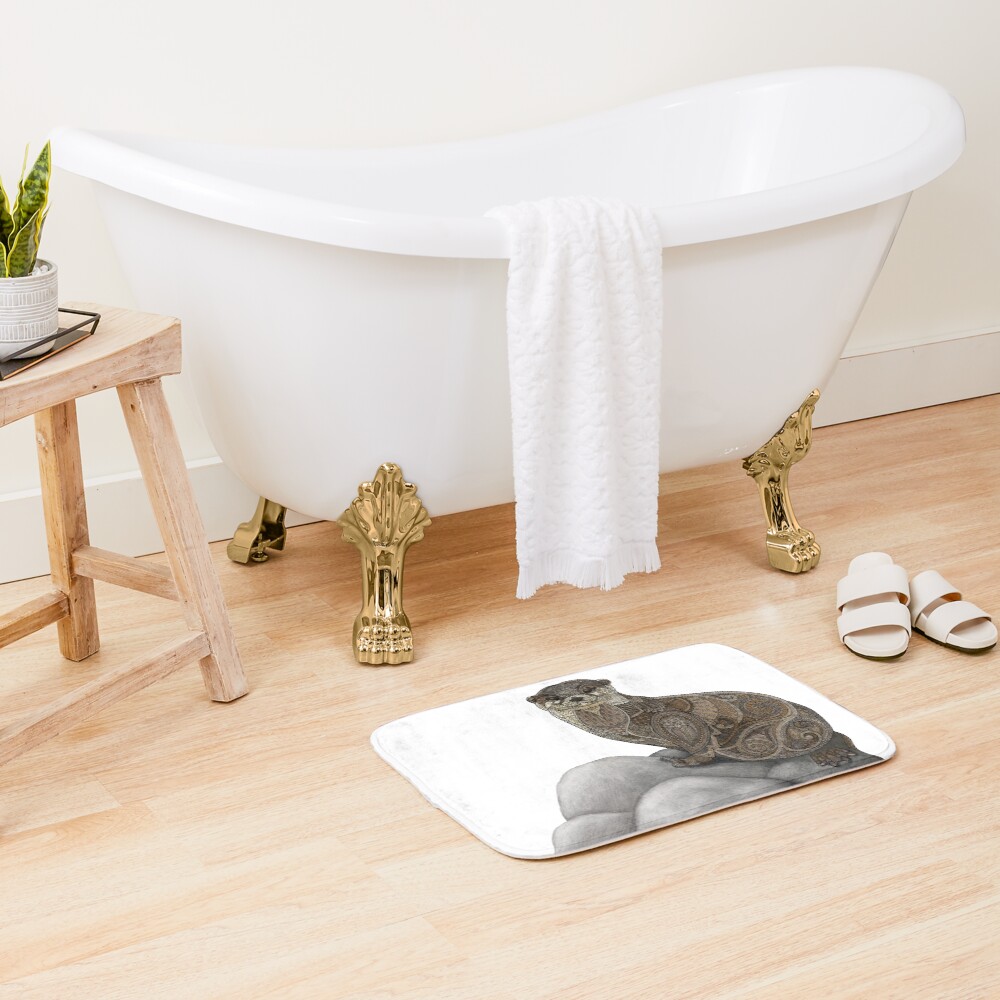 Otter Tangle Bath Mat