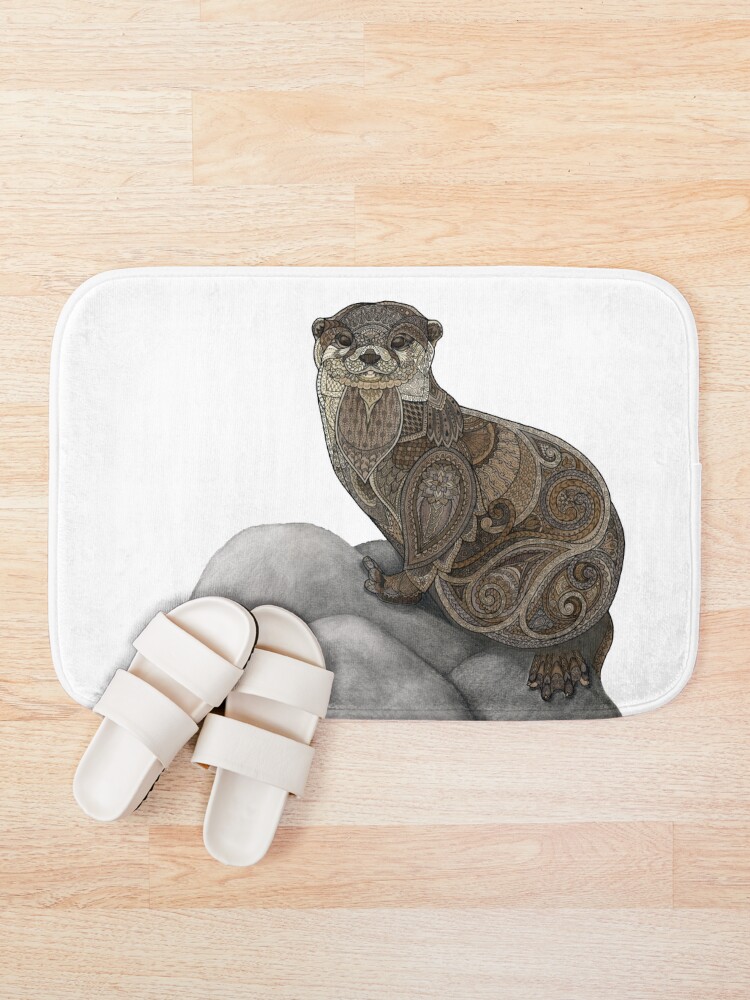 Alternate view of Otter Tangle Bath Mat