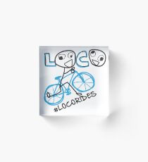 Loco Hashtag Logo Acrylic Block