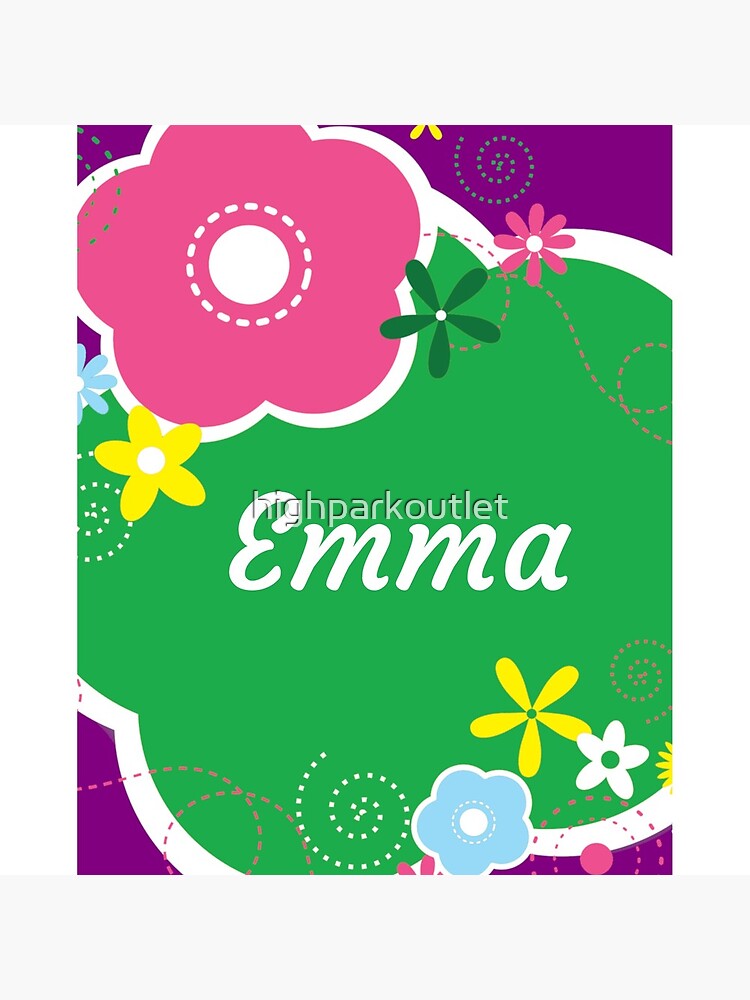"Emma Personalized Gifts for Girls and Women" Coasters (Set of 4) by