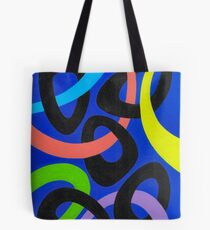 TROUBLE - BRUSH AND GOUACHE Tote Bag
