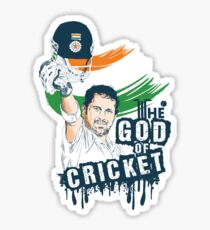 Sachin God of Cricket Sticker
