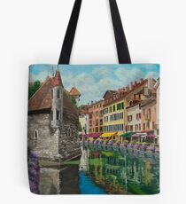Medieval Jail In Annecy Tote Bag