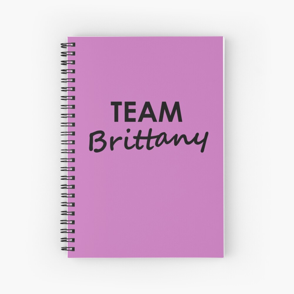 Team Brittany - Notebook Spiral Notebook