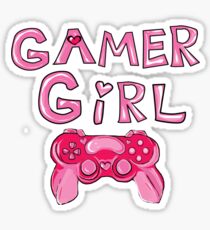 Gamer Girl Girly Sticker