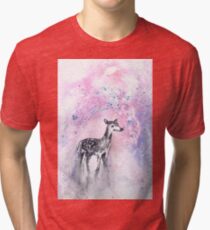 Daydreaming Deer Tri-blend T-Shirt