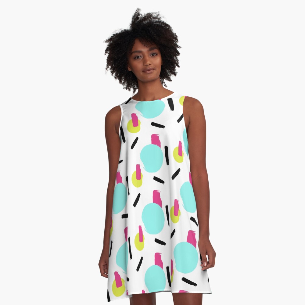 mosaic A-Line Dress