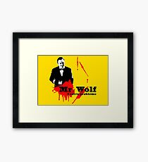 Mr. Wolf Framed Print