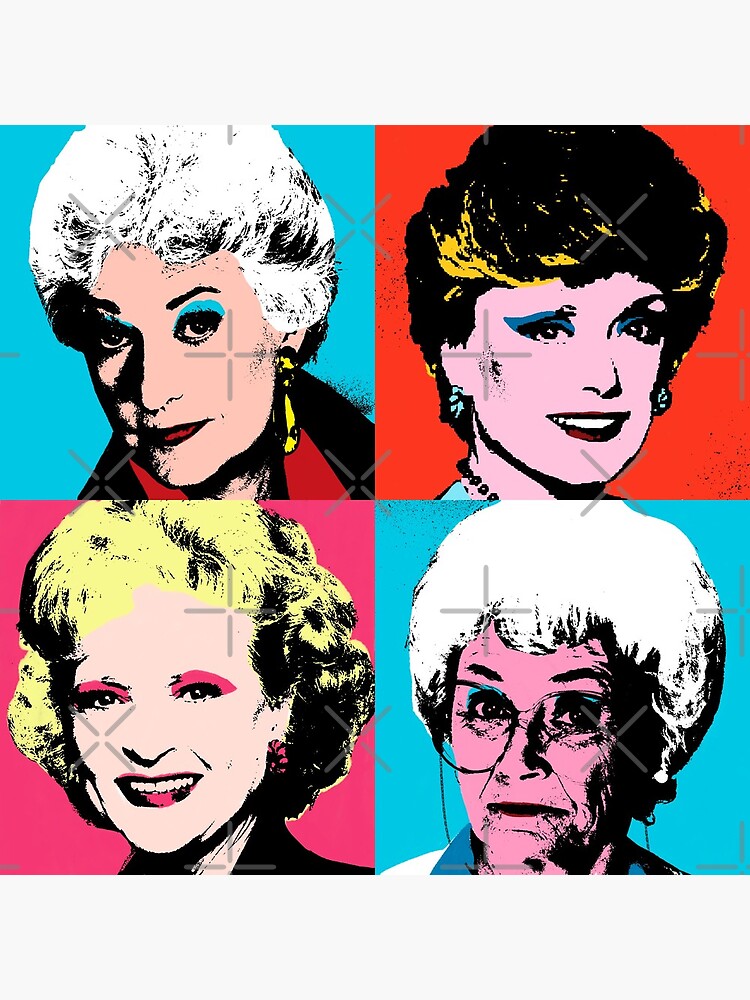 Golden Warhol Girls by Retro-Freak