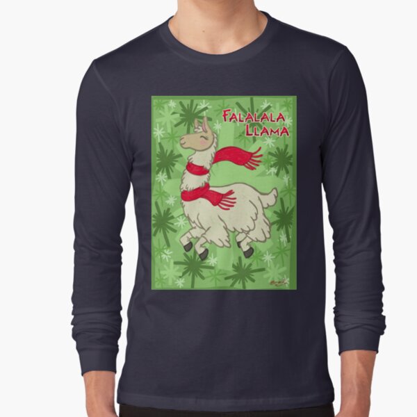 Falalala Llama! Long Sleeve T-Shirt