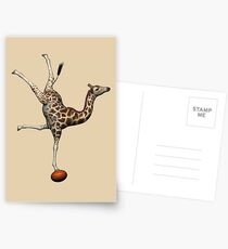 Balancing Giraffe Postcards