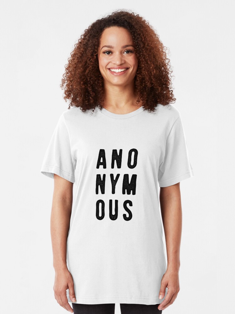 Alternate view of Casefile True Crime – Anonymous (Dark) Slim Fit T-Shirt