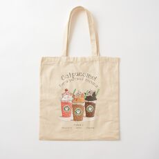 Catpuccino! Für einen perfekten Morgen! Baumwolltasche