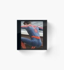 Spidey Squats Acrylic Block