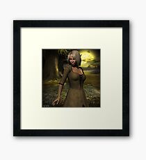 The elven peasant girl Framed Print