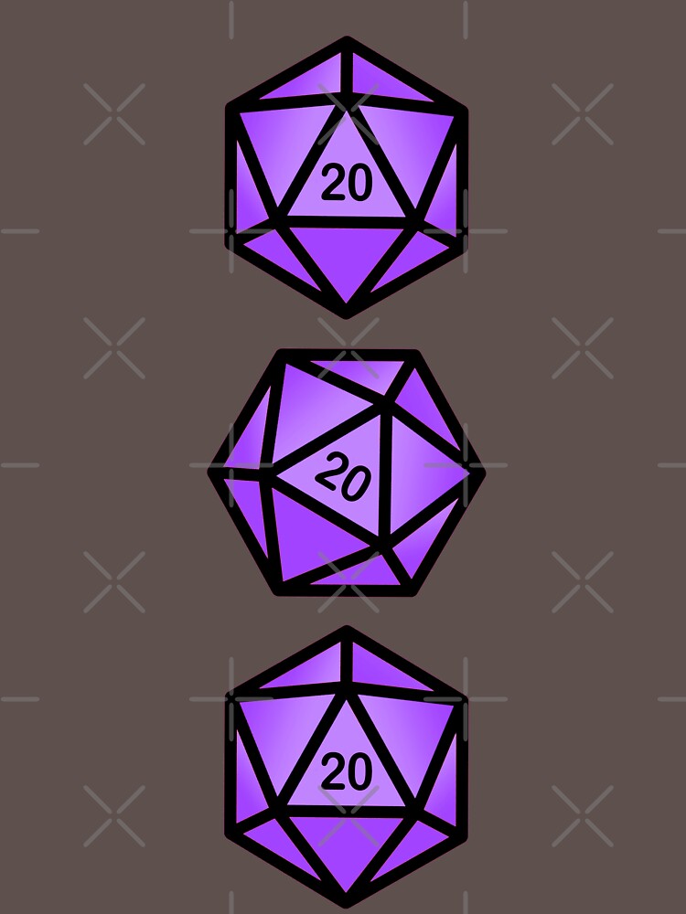 Purple d20 by ninthstreet