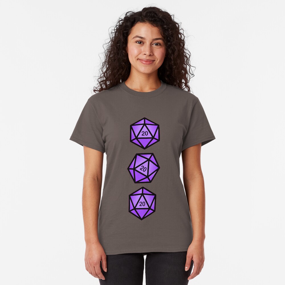 Purple d20 Classic T-Shirt