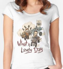 What a Lovely Day Women's Fitted Scoop T-Shirt