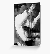 figure in transient flux Greeting Card