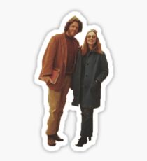 Bill and Hillary Clinton Sticker